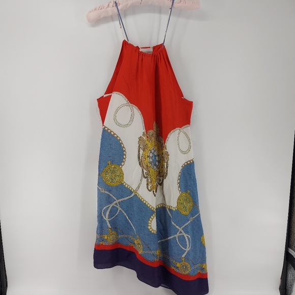 Anthropologie Maeve Onsen Scarf-printed dress - Picture 2 of 8